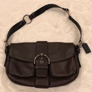 🎈SALE 🎈Coach Brown Leather Saddle Bag